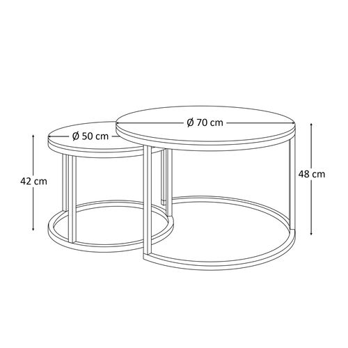 Stolik Ława 2 w 1 CYRYL złoty chrom MARMUR na Arena.pl