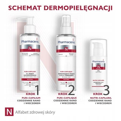 Pharmaceris N Puri-Capilium, żel na zaczerwienienia twarzy i oczu, 190 ml na Arena.pl