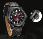 ZEGAREK MĘSKI NAVIFORCE PILOT ELEGANCKI SKÓRZANY PASEK DATOWNIK NEOBRITE
