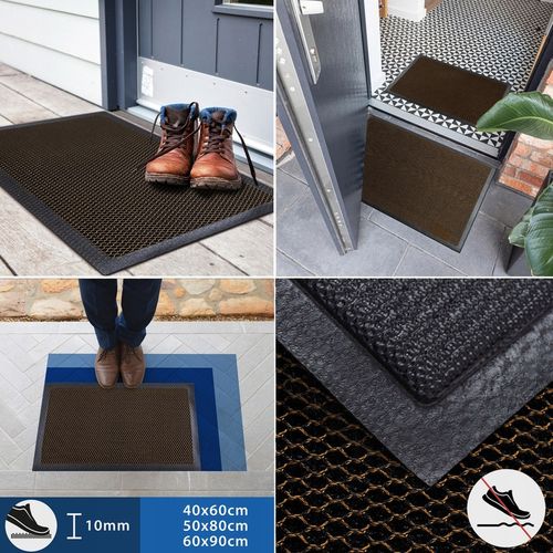 WYCIERACZKA POD DRZWI 60x90 WEJŚCIOWA ANTYPOŚLIZGOWA ZEWNĘTRZNA 3D SIATKA na Arena.pl