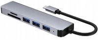 Tech-Protect Stacja Dokująca Tech-Protect V4-Hub 6W1 Szary (V4HUB)