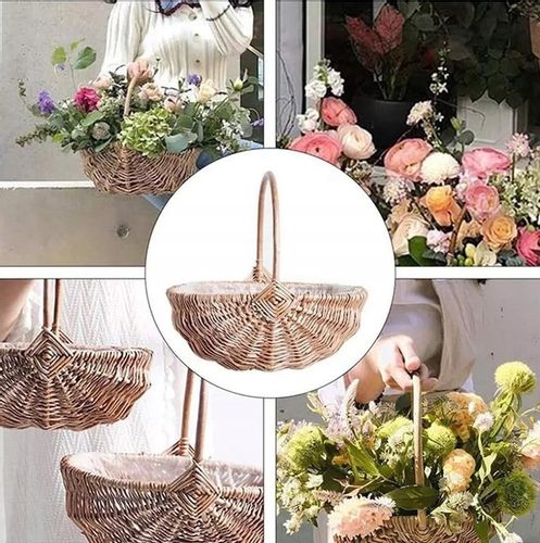 KOSZYK KOSZYCZEK WIELKANOCNY WIKLINOWY NA WIELKANOC PIKNIK ITP. 31 X 22 CM na Arena.pl