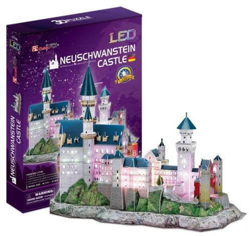 Puzzle 3D Led Zamek Neuchwanstein 5102 na Arena.pl