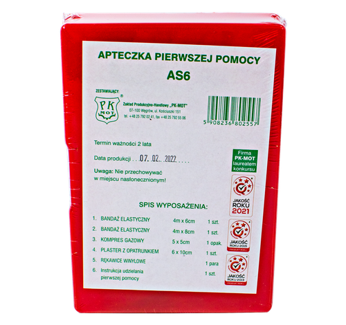 ZESTAW SAMOCHODOWY GAŚNICA APTECZKA KAMIZELKA PAS HOLOWNICZY LINKA TRÓJKĄT na Arena.pl