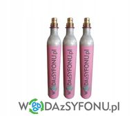 NAPEŁNIENIE 3X NABÓJ CO2 RÓŻOWY SODA QUICK