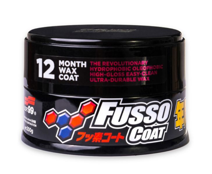 Soft99 Fusso 12 Months Wax Dark + 3 Mikrofibry zdjęcie 3