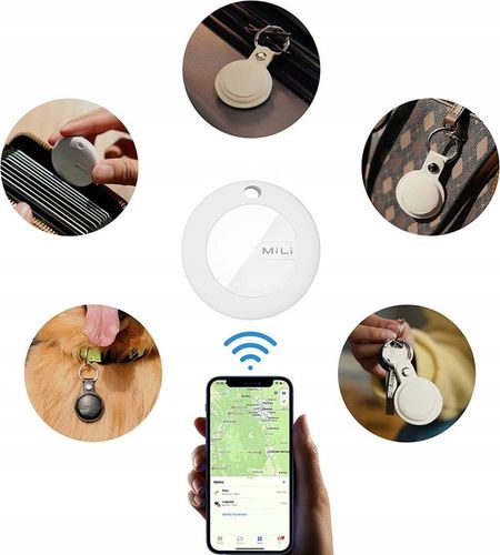 4 Lokalizator GPS MiTag Bluetooth iOS MiLi + Etui Brelok Znajdź Lokalizacja na Arena.pl