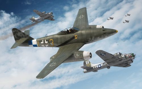 Airfix Messerschmitt Me 262A-1a na Arena.pl