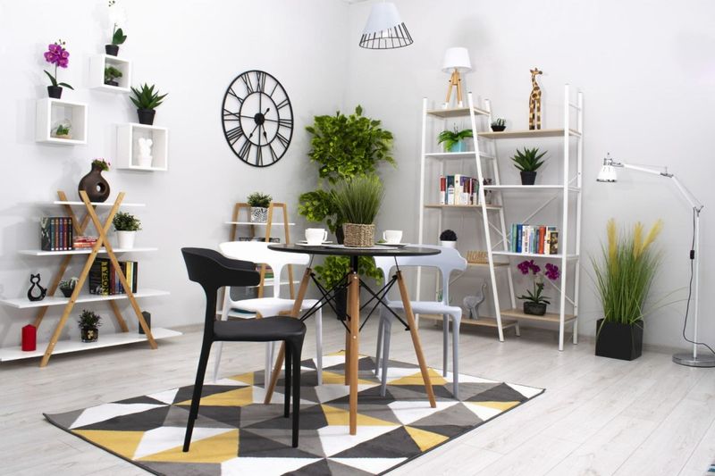 Krzesło ULME - czarne x 3 zdjęcie 11