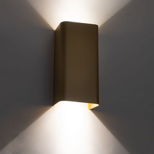 Lampa ścienna Bergen 10455 prostokątna do holu złota na Arena.pl