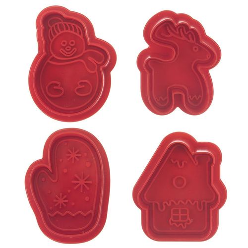 4x Wykrawacze Świąteczne Boże Narodzenie Foremki do Ciastek Pierników na Arena.pl