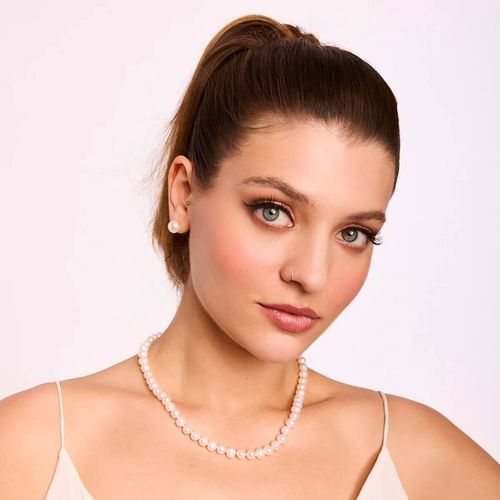 perły naturalne 8-9mm ze srebrem na Arena.pl