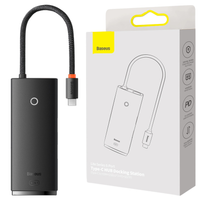 hub 6w1 baseus lite series usb-c do 2x usb 3.0 + usb-c pd + hdmi +