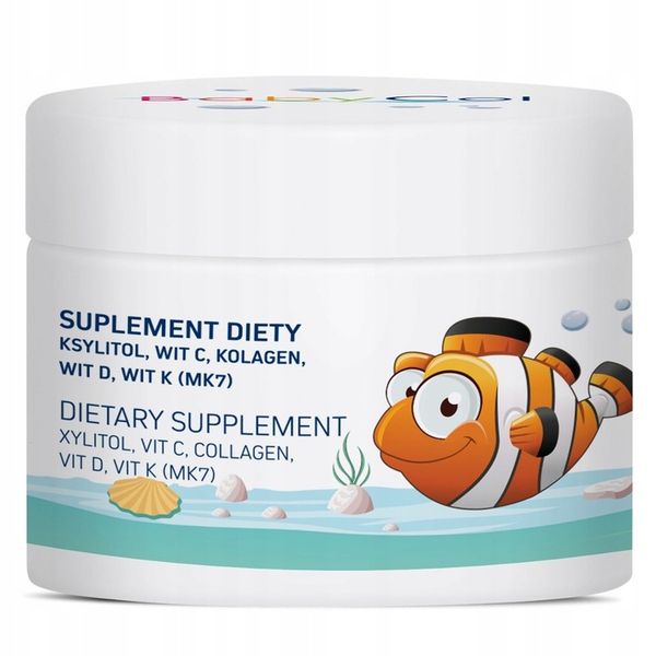 2x BabyCol COLWAY Dla Dzieci - Kolagen Rybi, Wit D3, C, K2 - 60 Pastylek zdjęcie 12