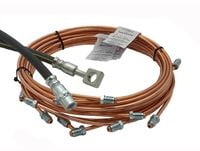 Daewoo Lanos Zestaw przewodów hamulcowych miedzianych + elastycznych