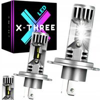 ŻARÓWKI H4 LED LEDOWE +1000 ŻARÓWKA LED H4 HOMOLOGACJA BIAŁE CANBUS MOCNE