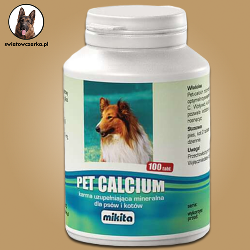 Mikita Pet Calcium - preparat witaminowy z magnezem i wit. C 100 tab. na Arena.pl