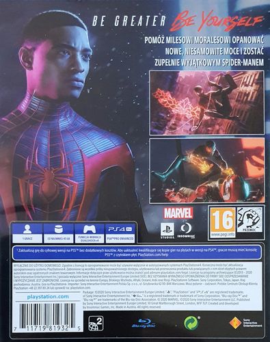 Marvel's Spider-Man: Miles Morales PS4 / PS5 16+ na Arena.pl