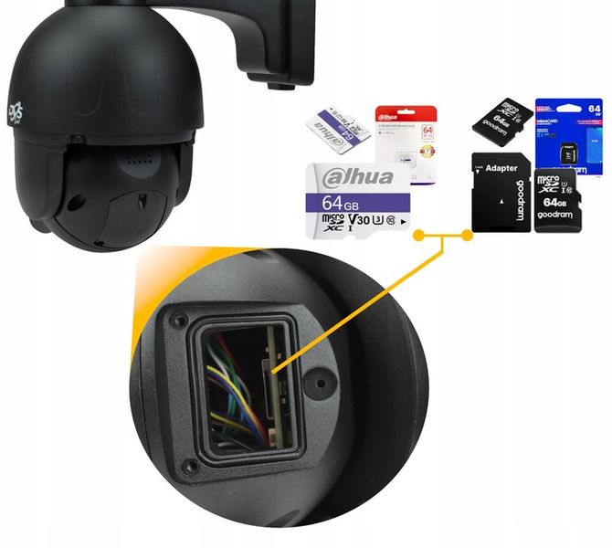 Czarna zewnętrzna kamera WiFi obrotowa 4K 8Mpx PRZYBLIŻENIE SMART 8x ZOOM zdjęcie 10