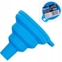 Lejek silikonowy składany uniwersalny 70 mm niebieski GEKO G02157