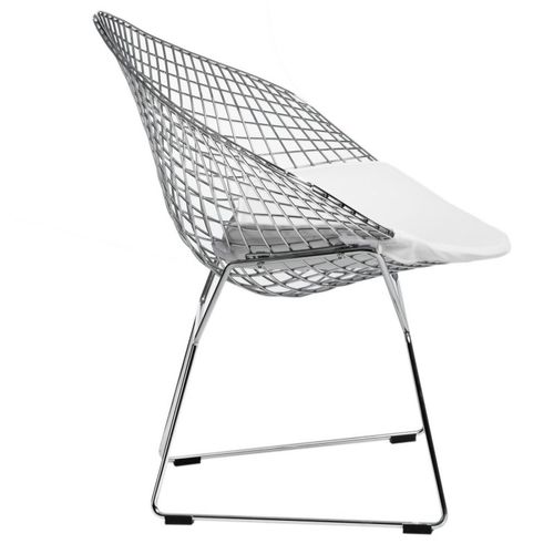 Krzesło HarryArm biała poduszka na Arena.pl