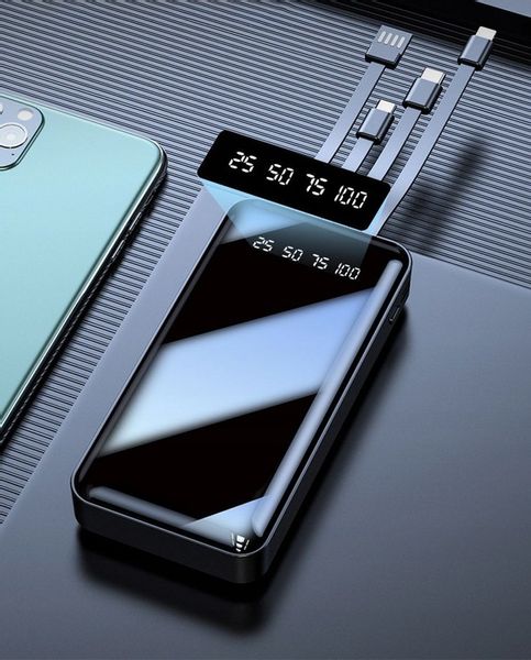 POWER BANK ŁADOWARKA 2,1A 4x KABLE 10000 mAh zdjęcie 10