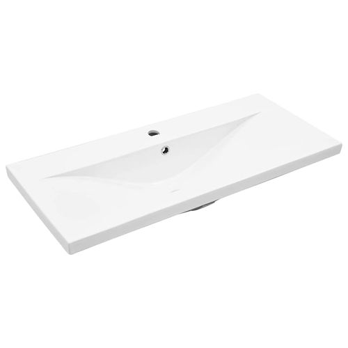 Szafka na umywalkę z umywalką z szufladą 3 pcs Czarny dąb na Arena.pl