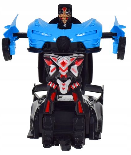 AUTO ROBOT AUTOBOT RC PILOT JEŹDZI ŚWIECI DŹWIĘK 2W1 ZABAWKA SAMOCHÓD na Arena.pl