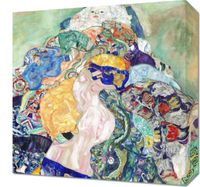 Obraz 40x40cm Dziecko, Gustaw Klimt Vintage do Salonu