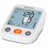 Ciśnieniomierz naramienny Sencor SBP 1150WH ekran LCD pamięć pomiarów tętno