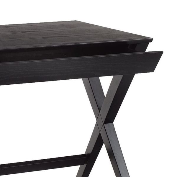 Czarne nowoczesne biurko Writex Black zdjęcie 5