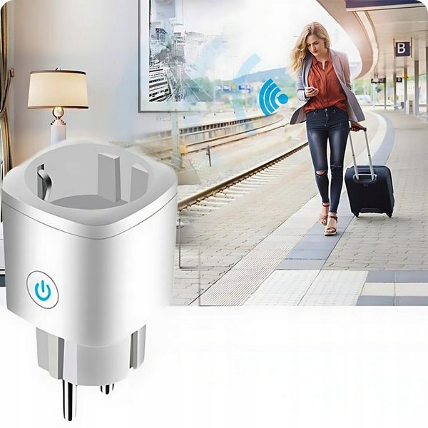 INTELIGENTNE GNIAZDKO WiFi SMART TUYA WATOMIERZ PROGRAMATOR TIMER zdjęcie 3