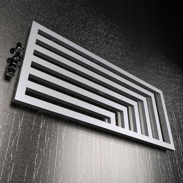 GRZEJNIK DEKORACYJNY SUN 1400/520 SREBRNY zdjęcie 12