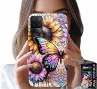 ETUI DO OPPO F19 PRO - SŁONECZNIK Z MOTYLKIEM, OBUDOWA + FOLIA