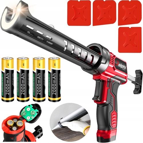 WYCISKACZ PISTOLET DO SILIKONU KLEJU MAS AUTOMATYCZNY AKUMULATOROWY na Arena.pl