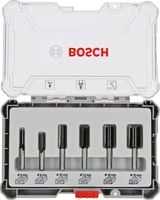 zestaw frezów 6 szt.  uchwyt 6mm - b 2607017465