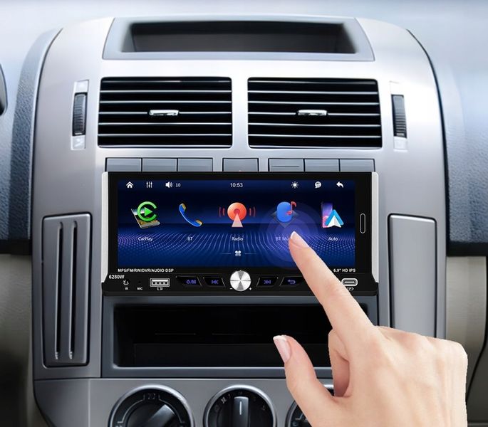 RADIO SAMOCHODOWE 1 DIN BEZPRZEWODOWY CARPLAY ANDROID AUTO MIRROR LINK zdjęcie 10