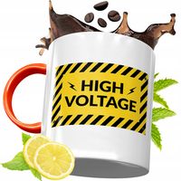 Kubek Pomarańczowy Dla Elektryka Idealny Prezent Z Nadrukiem Ze Zdjęciem