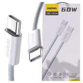 kabel dudao l6c usb-c - usb-c pd 30w 1m - jasnoniebieski