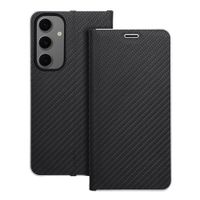 Kabura LUNA Book Carbon do SAMSUNG S24 FE czarny
