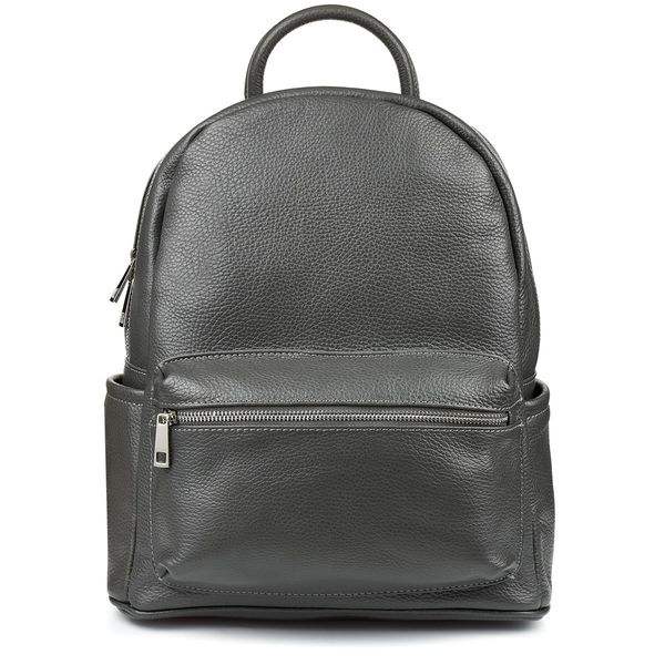 Skórzany plecak A4 duży pojemny do szkoły Włoski kremowy P16 zdjęcie 1