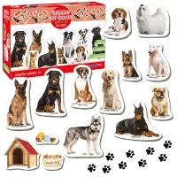 Zestaw magnesów Rasy psów (25 sztuk)