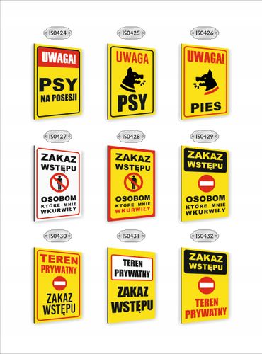 Tabliczka znak informacyjny dibond 30x20 uwaga kleszcze i żmije na Arena.pl