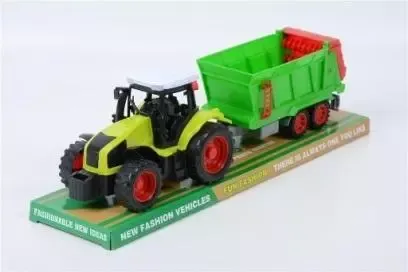 Traktor z przyczepą zdjęcie 1