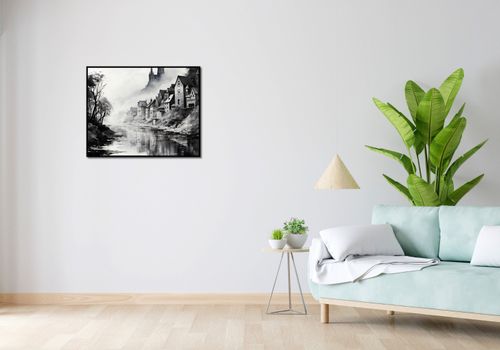 Plakat 76x60,5cm Mglisty Refleks na Arena.pl