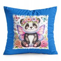 PODUSZKA NIEBIESKA PREZENT - ZWIERZĘTA PANDA