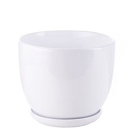 DONICZKA CERAMICZNA BARYŁKA 2 Biały 16x13 cm na Arena.pl