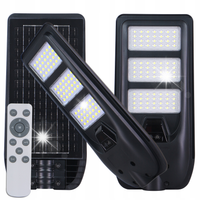 Lampa solarna uliczna LED 1200lm Dedra czujnik ruchu zmierzchu ogrodowa