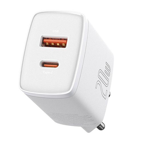 ładowarka sieciowa baseus compact quick charger, usb, usb-c, 20w na Arena.pl