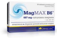Olimp MagMax B6 Cytrynian Magnezu 687mg+B6 50 tabl